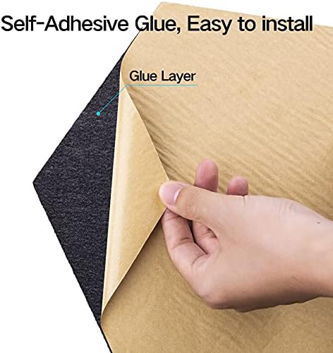 12 Pack Self-adhesive Acoustic Panels 12" X 10" X 0.4" - Sound Proof Foam Panels with High Density, Stylish Hexagonal Design, Flame Resistant, Absorb Noise and Eliminate Echoes(Black) - Image 2